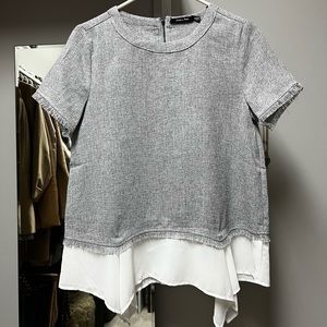 Gray blouse